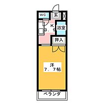 ウィングII  ｜ 愛知県長久手市氏神前（賃貸マンション1K・2階・19.00㎡） その2