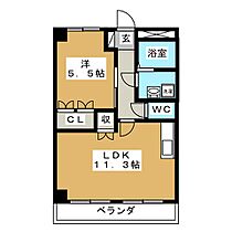 ヒルズ竹の山  ｜ 愛知県日進市竹の山２丁目（賃貸マンション1LDK・2階・41.04㎡） その2