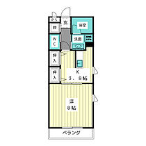 オリエンス藤ヶ丘  ｜ 愛知県長久手市塚田（賃貸マンション1K・1階・32.40㎡） その2