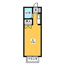 エステートピア浅井II  ｜ 愛知県長久手市岩作向田（賃貸アパート1R・1階・18.63㎡） その2