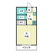 フレグランス豊盟　Ｂ棟  ｜ 愛知県長久手市五合池（賃貸アパート1K・1階・24.81㎡） その2