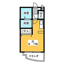 クロッシュ　メゾン  ｜ 愛知県長久手市喜婦嶽（賃貸マンション1R・2階・22.00㎡） その2