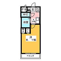 サンハイムエフォーレ  ｜ 愛知県長久手市東浦（賃貸マンション1K・2階・24.75㎡） その2