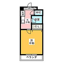 シャトー24  ｜ 愛知県長久手市塚田（賃貸マンション1K・2階・24.00㎡） その2