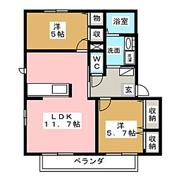 🉐敷金礼金0円！🉐センターコート竹の山Ｆ棟