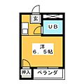 ユニバーサル島田4階2.2万円