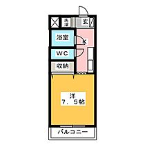 ロイヤル植田  ｜ 愛知県名古屋市天白区植田西２丁目（賃貸マンション1R・4階・24.75㎡） その2