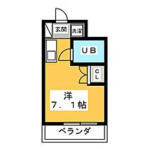 スチューデントハイツグロリア  ｜ 愛知県名古屋市天白区植田西１丁目（賃貸マンション1R・1階・17.51㎡） その2