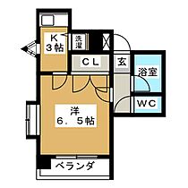 シャイン塩釜ハイツ  ｜ 愛知県名古屋市天白区八幡山（賃貸マンション1K・5階・24.92㎡） その2