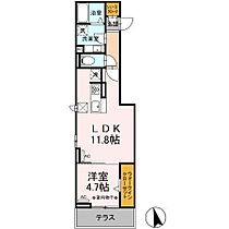 セリシアージュＸ 202 ｜ 愛知県名古屋市天白区元八事４丁目219番（賃貸アパート1LDK・2階・41.15㎡） その2