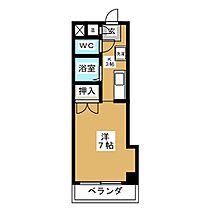 アートハウスＫ  ｜ 愛知県名古屋市天白区御幸山（賃貸マンション1R・1階・24.32㎡） その2