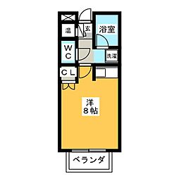 ドーム高峯 ワンルームの間取図画像