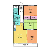 サンヒルズ梅森台  ｜ 愛知県日進市梅森台２丁目（賃貸マンション3LDK・3階・62.37㎡） その2