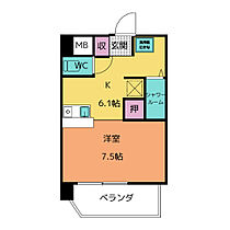 エスパース大井  ｜ 愛知県名古屋市天白区原２丁目（賃貸マンション1R・10階・18.80㎡） その2