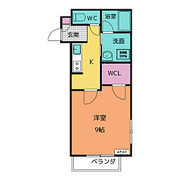リブレ 1SKの間取図画像