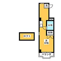 ヒルトップＡ  ｜ 愛知県名古屋市天白区植田東１丁目（賃貸アパート1R・2階・17.30㎡） その2