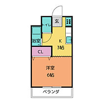 プチＯＴ 203 ｜ 愛知県名古屋市天白区植田本町３丁目（賃貸アパート1K・2階・21.00㎡） その2