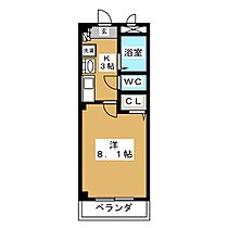 ＫＤＹ－I  ｜ 愛知県名古屋市天白区植田西２丁目（賃貸マンション1K・1階・24.96㎡） その2