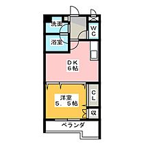 フレアコート  ｜ 愛知県名古屋市天白区植田３丁目（賃貸マンション1DK・6階・30.00㎡） その2