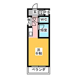 間取図画像 1K