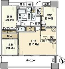 物件の間取り