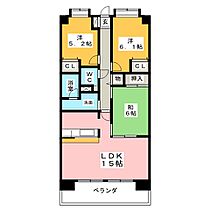 アクシーズ一宮I番館  ｜ 愛知県一宮市八幡４丁目（賃貸マンション3LDK・11階・72.54㎡） その2