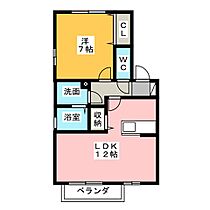 グランモア神戸Ａ  ｜ 愛知県一宮市神戸町（賃貸アパート1LDK・1階・45.43㎡） その2