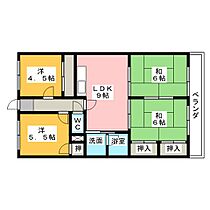 大椿ビルＶ  ｜ 愛知県一宮市奥町字土桶（賃貸マンション4LDK・3階・70.40㎡） その2