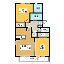 エスペランサ末広  ｜ 愛知県一宮市末広２丁目（賃貸アパート2LDK・3階・58.37㎡） その2