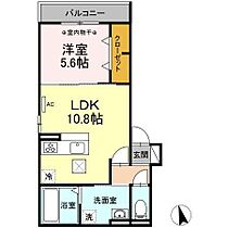 ルトンクレール 105 ｜ 愛知県一宮市新生２丁目16番15号（賃貸アパート1LDK・1階・41.59㎡） その2