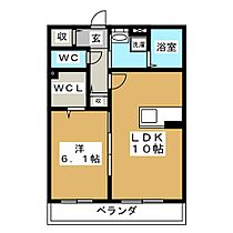 Ａｍｂｉｃｉａ両郷  ｜ 愛知県一宮市東両郷町（賃貸アパート1LDK・2階・41.25㎡） その2