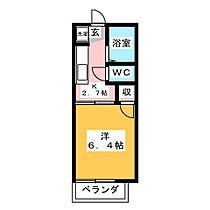 ジュネス平和  ｜ 愛知県一宮市平和１丁目（賃貸アパート1K・2階・21.18㎡） その2