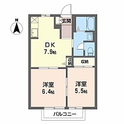 🉐敷金礼金0円！🉐メゾン・ド・B2