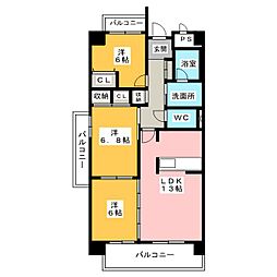 ルーヴェンブルン 3LDKの間取図画像