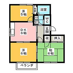 間取図画像 3DK