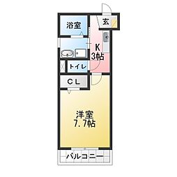 HebelVento 1Kの間取図画像