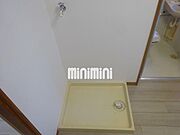 室内に洗濯機置き場があります！