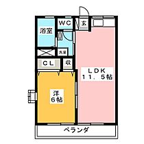 サンコーポふじ Ａ  ｜ 愛知県豊橋市大村町字於泥（賃貸アパート1LDK・2階・39.60㎡） その2