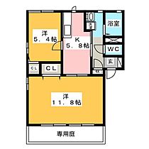 クレール東田　Ｂ棟  ｜ 愛知県豊橋市東田町（賃貸アパート2K・2階・50.54㎡） その2