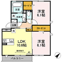 ポラリス  ｜ 愛知県豊橋市牛川町字中郷（賃貸アパート2LDK・2階・54.23㎡） その2