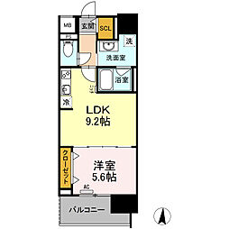 CASA94 1LDKの間取図画像