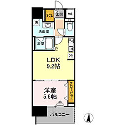 CASA94 1LDKの間取図画像