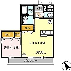 物件の間取り