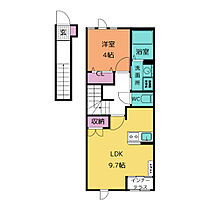 ウェルテラスI 203 ｜ 愛知県一宮市宮地１丁目5-14（賃貸マンション1LDK・2階・42.64㎡） その2