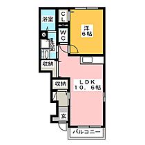 アンジェロ  ｜ 愛知県一宮市森本３丁目（賃貸アパート1LDK・1階・42.19㎡） その2