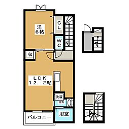 間取図画像 1LDK