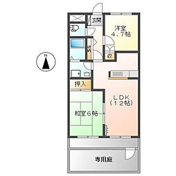 ウイング21 2LDKの間取図画像