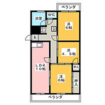 マンション武峰  ｜ 愛知県岡崎市竜美西２丁目（賃貸マンション3LDK・2階・60.00㎡） その2