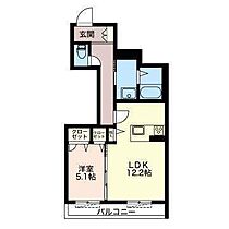 フェリシード  ｜ 愛知県岡崎市大和町字鳥ケ城（賃貸マンション1LDK・3階・45.75㎡） その2