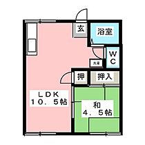 フォーブルＹ－2  ｜ 愛知県岡崎市矢作町字小河原（賃貸アパート1LDK・1階・34.70㎡） その2